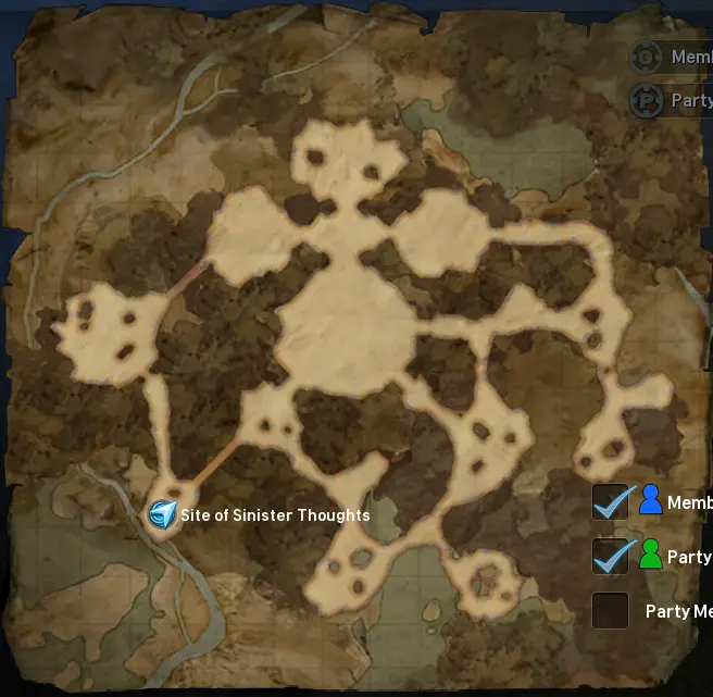 World Dungeon 1 map